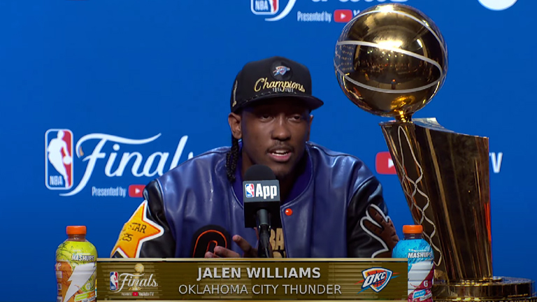 Jalen Williams Thunder NBA Finals Champ 2025