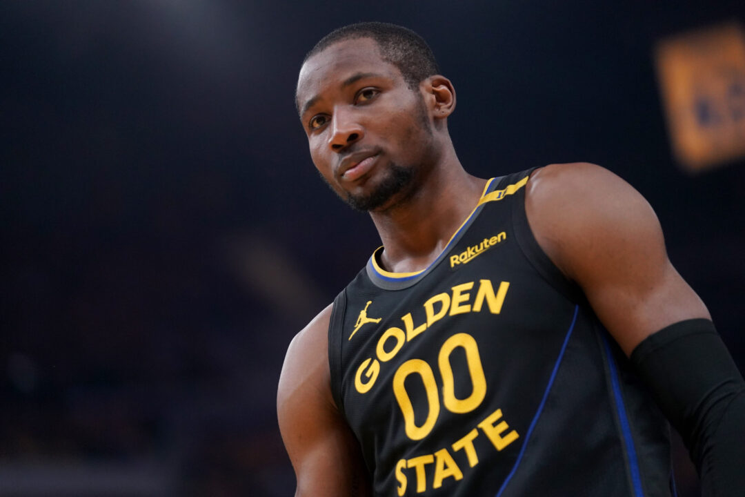 Jonathan Kuminga con la maglia dei Golden State Warriors