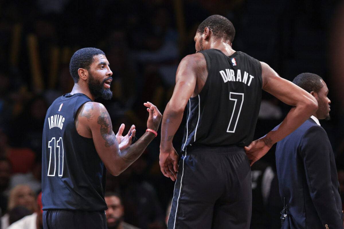 Kyrie Irving e Kevin Durant ai Brooklyn Nets