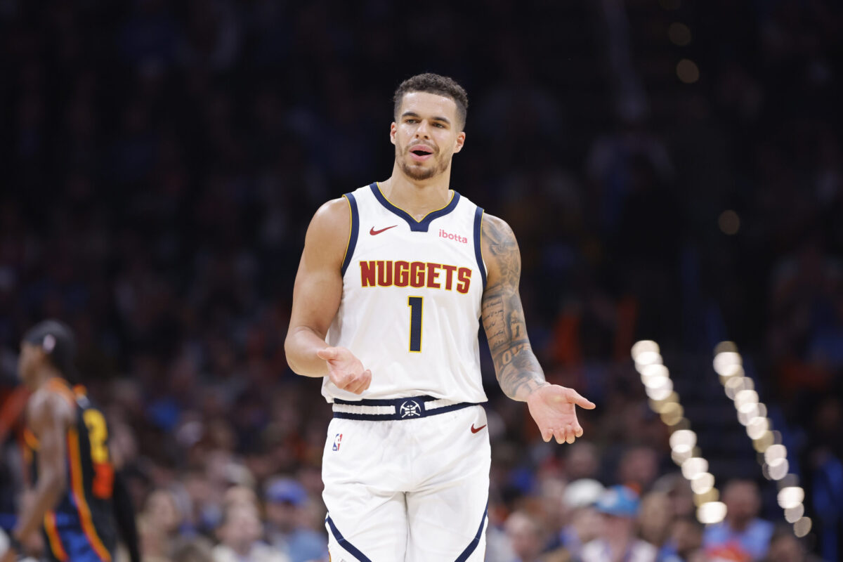 Michael Porter Jr con la maglia dei Denver Nuggets