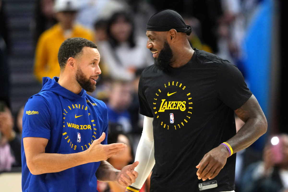 Stephen Curry e LeBron James NBA