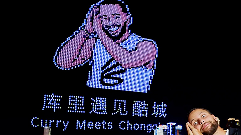 Steph Curry Cina Camp Night Night