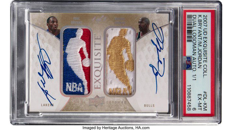 Kobe Bryant Michael Jordan Card