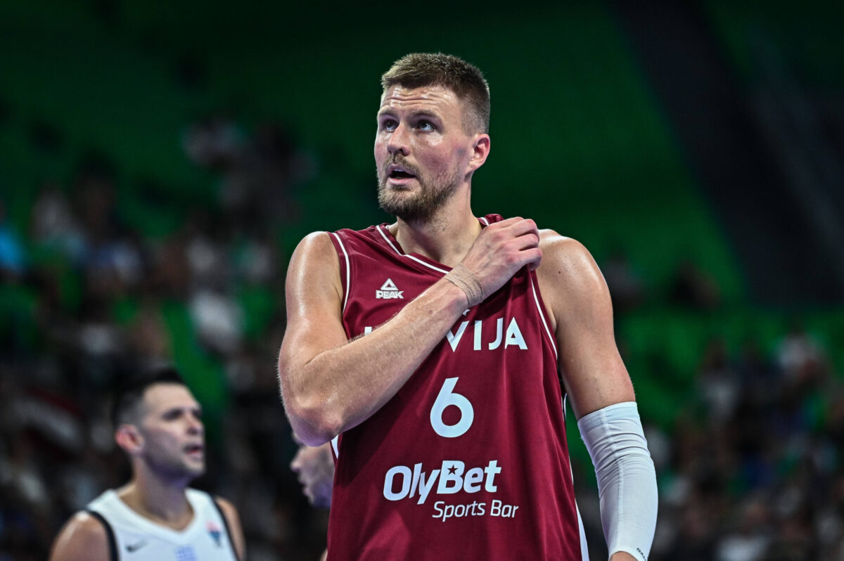Kristaps Porzingis, ala della Lettonia