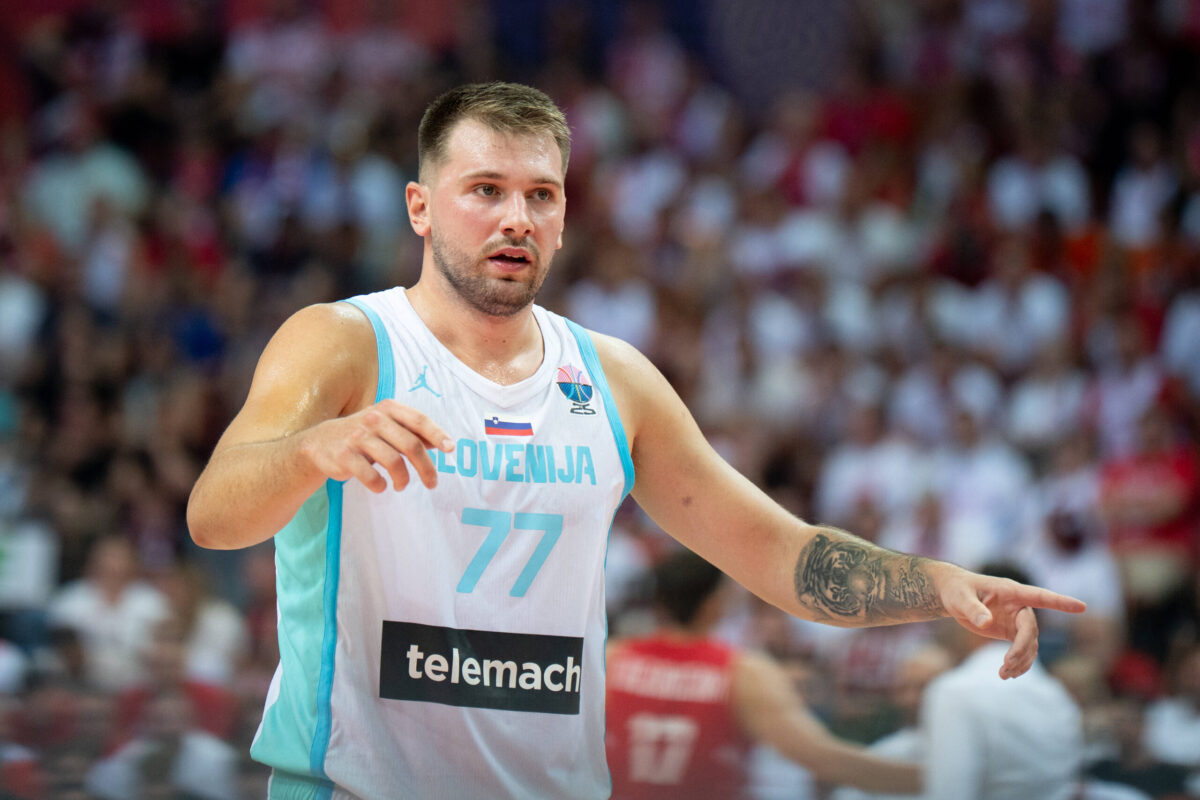 Luka Doncic, con la maglia della Slovenia a EuroBasket 2025