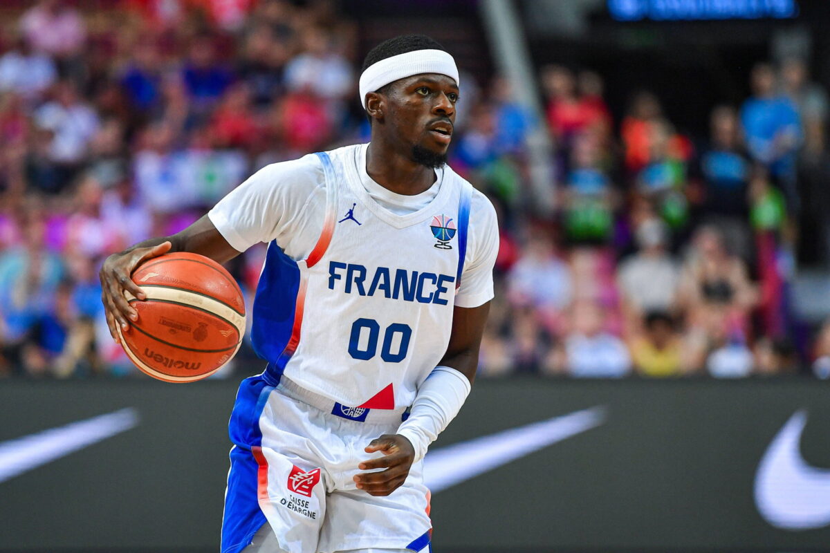 Sylvain Francisco con la maglia della Francia a EuroBasket 2025
