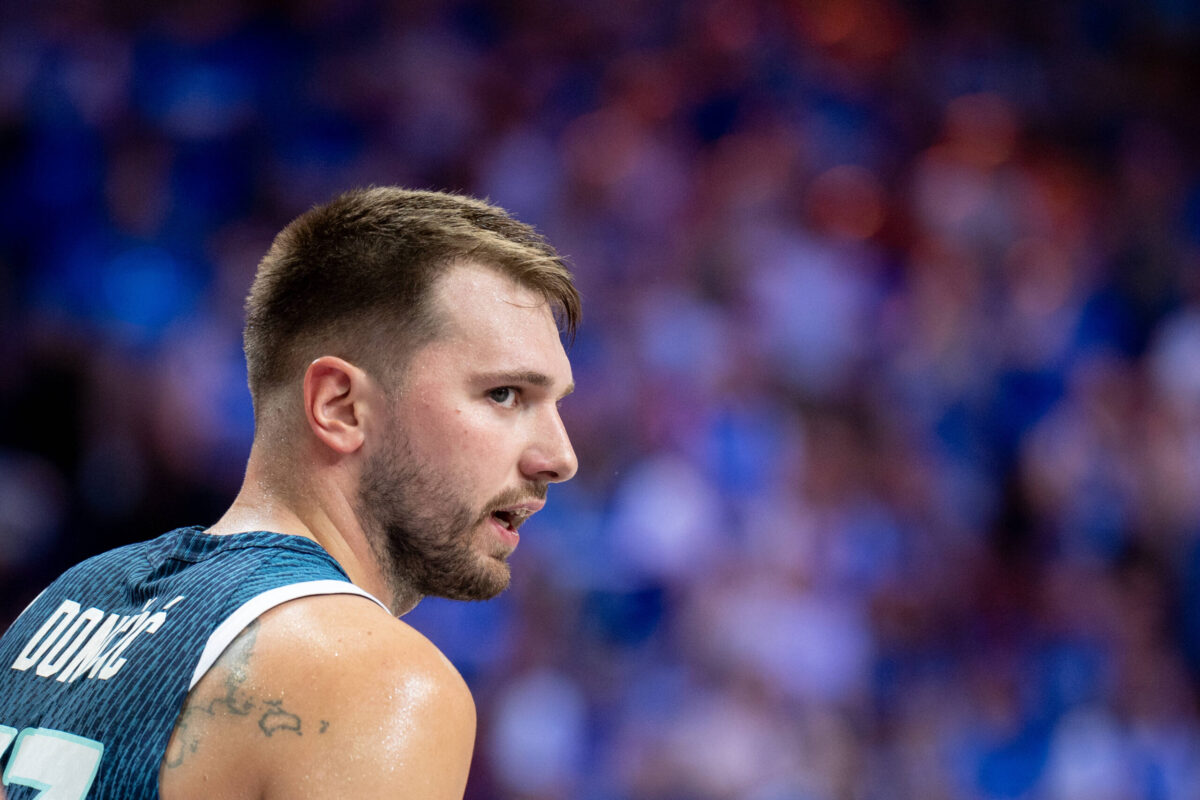 Luka Doncic con la Slovenia a EuroBasket 2025