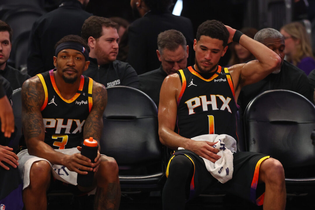 Devin Booker e Bradley Beal ai Phoenix Suns nella stagione 2024/25
