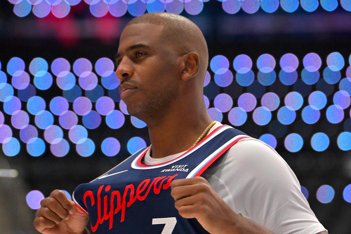 Chris Paul al media day dei Los Angeles Clippers