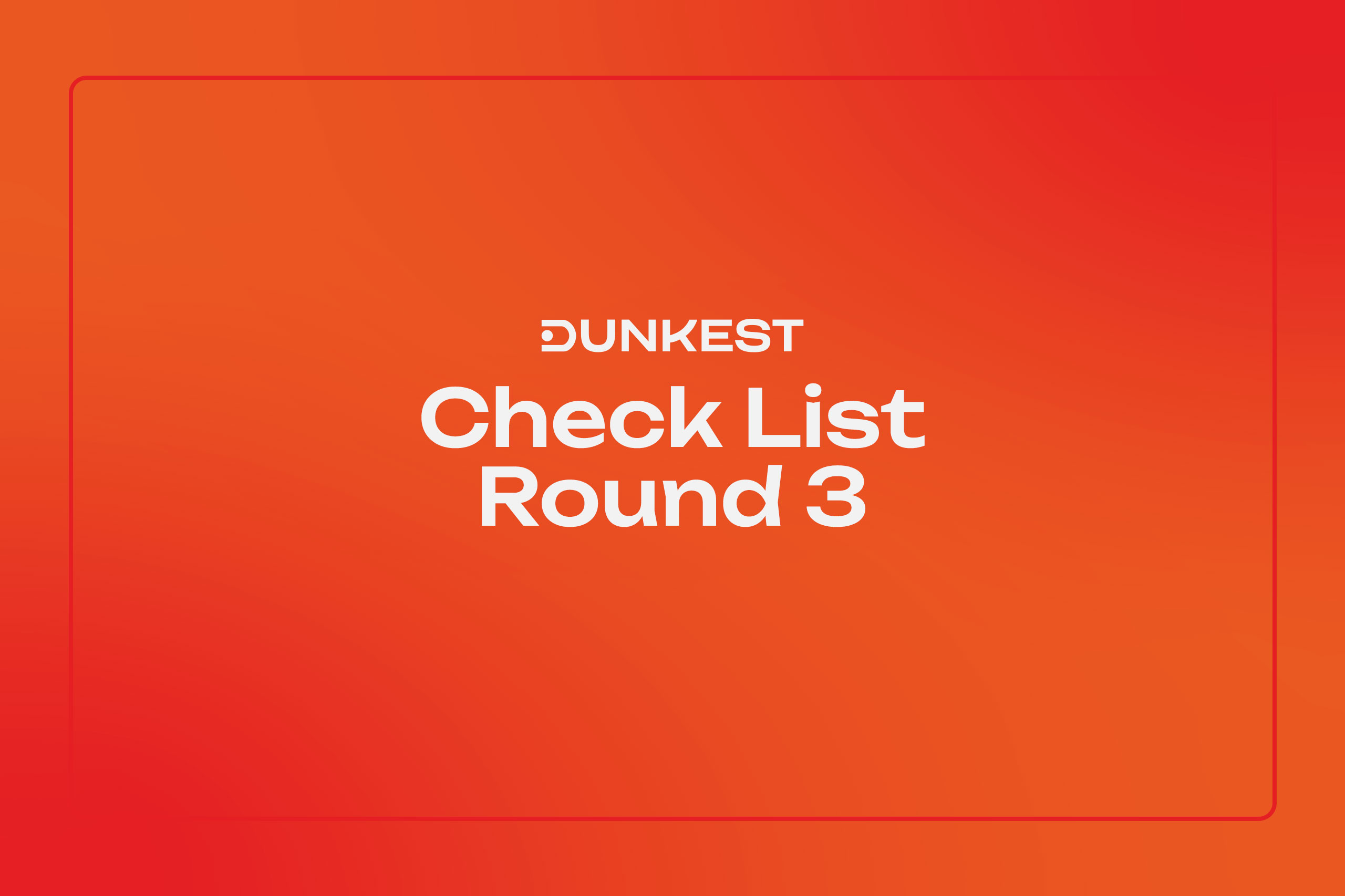 Check List Round 3 Dunkest NBA Fantasy