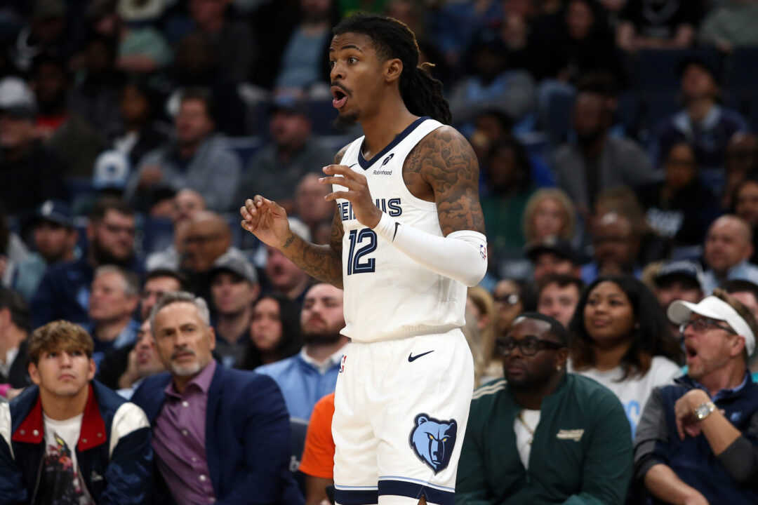 Ja Morant con la maglia dei Memphis Grizzlies