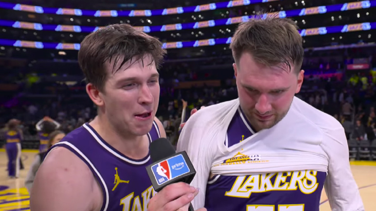 Austin Reaves e Luka Doncic