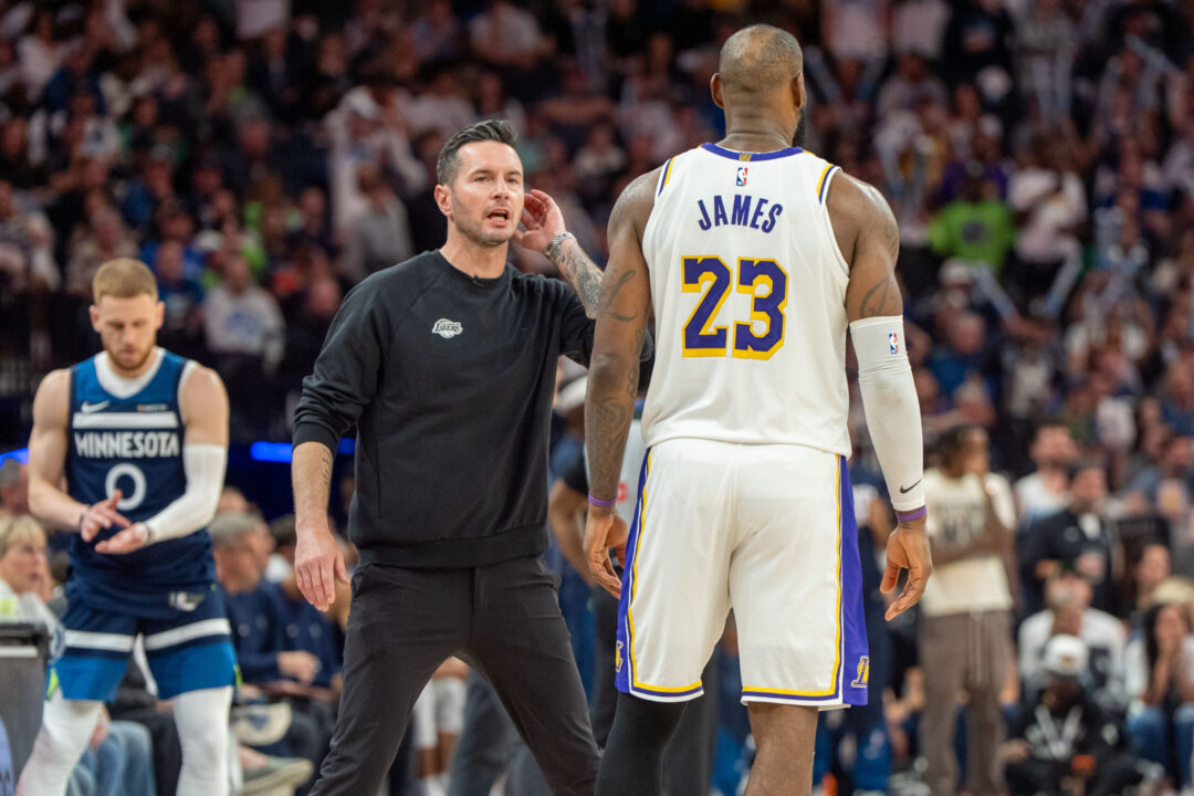 JJ Redick e LeBron James, coach e ala dei Lakers