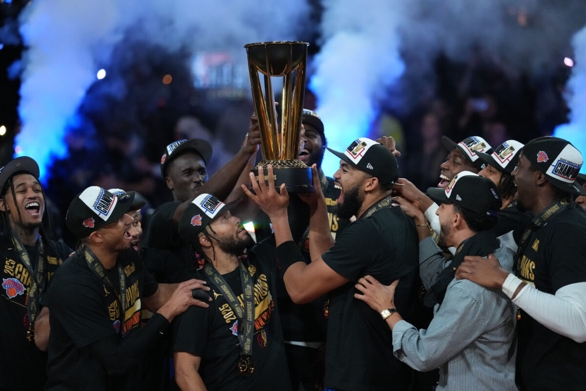 New York Knicks NBA Cup Brunson