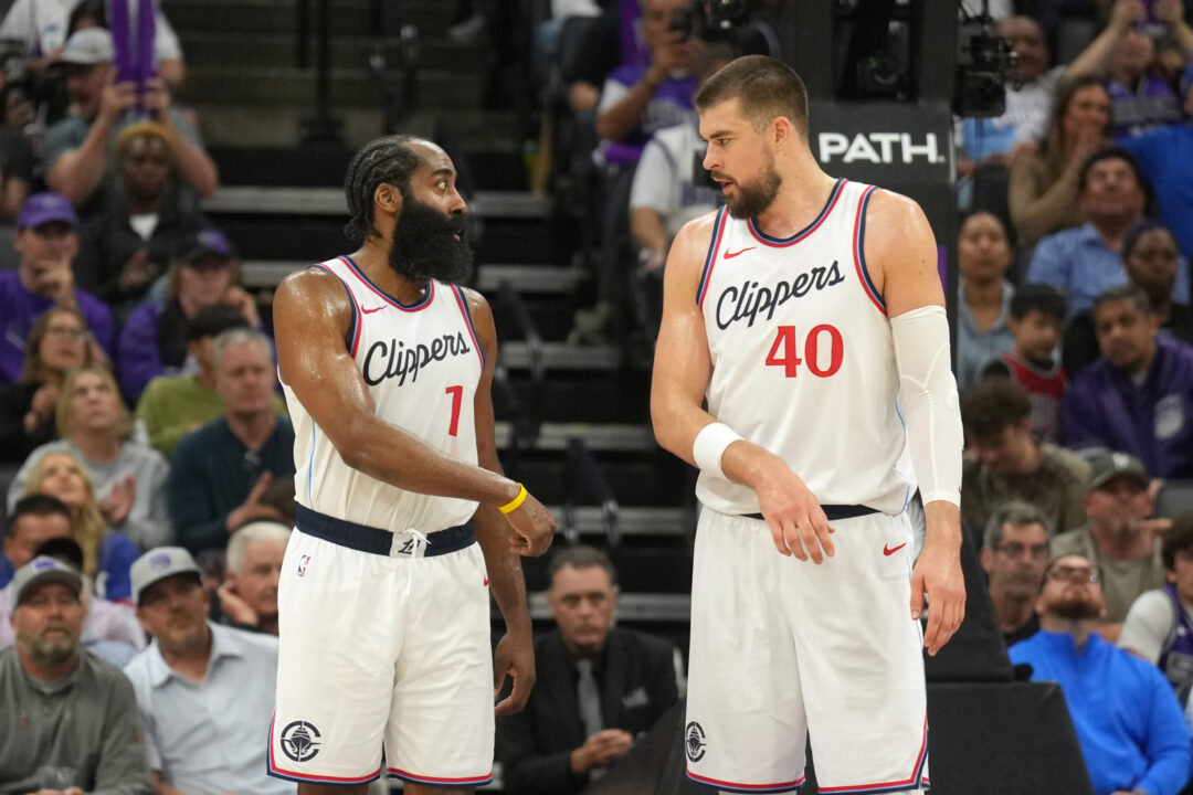 James Harden e Ivica Zubac, guardia e centro dei Clippers