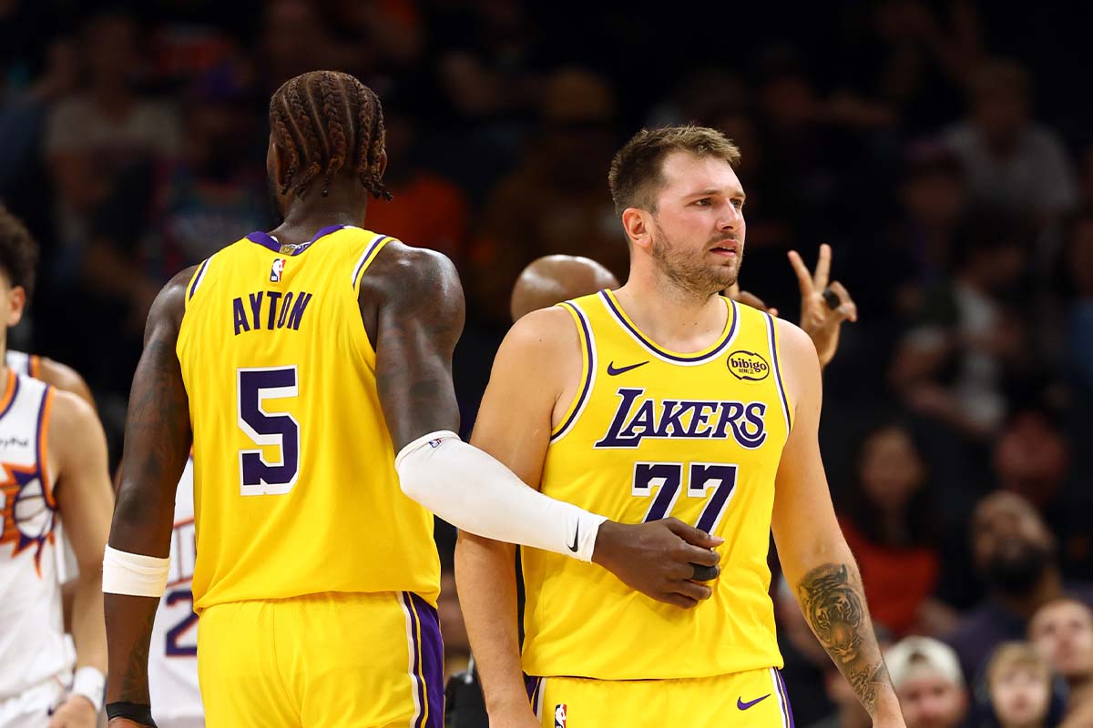 Luka Doncic e Deandre Ayton, la coppia dei Los Angeles Lakers