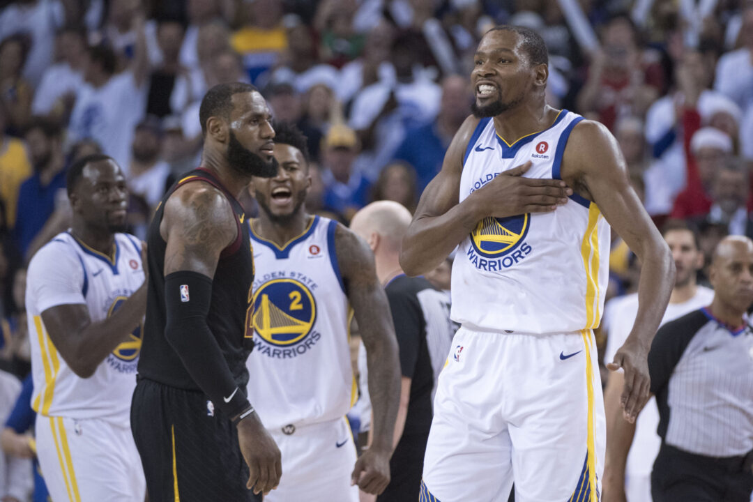 Kevin Durant, MVP delle Finals 2017 con i Warriors