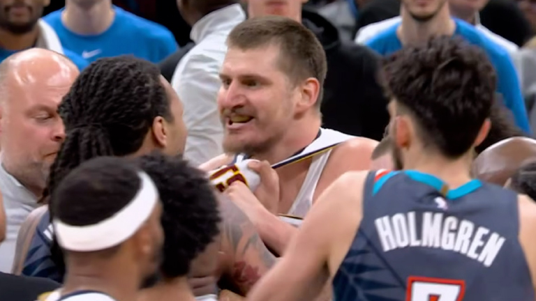 Nikola Jokic Lu Dort Nuggets Thunder