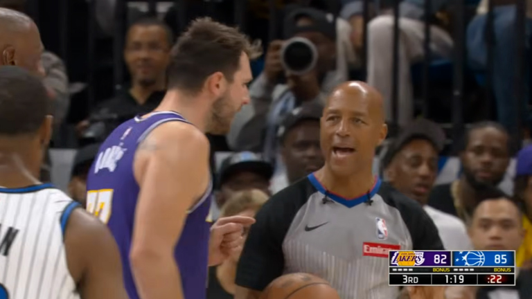 Luka Doncic 16th technical foul