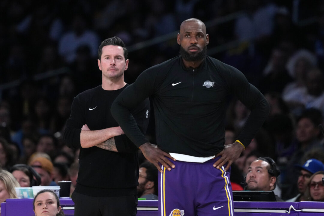 JJ Redick e Lebron James, coach e stella dei Los Angeles Lakers