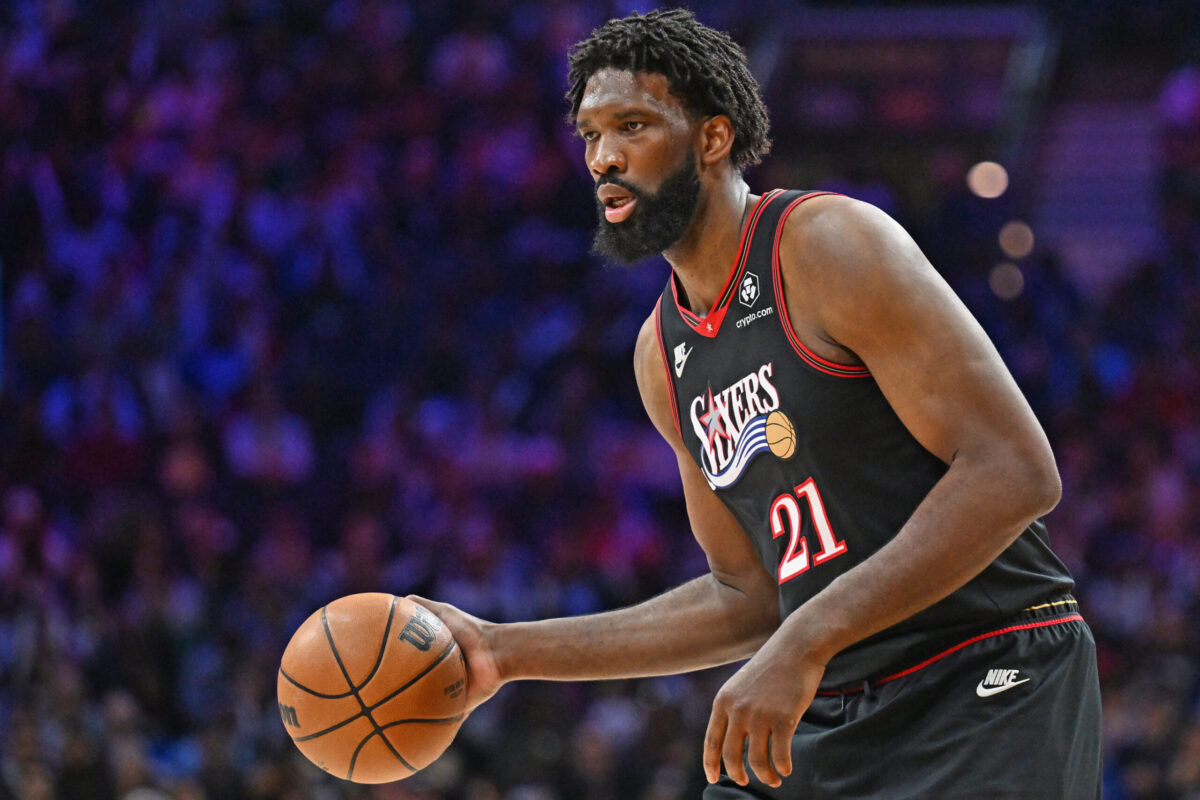 Joel Embiid, centro dei Philadelphia 76ers