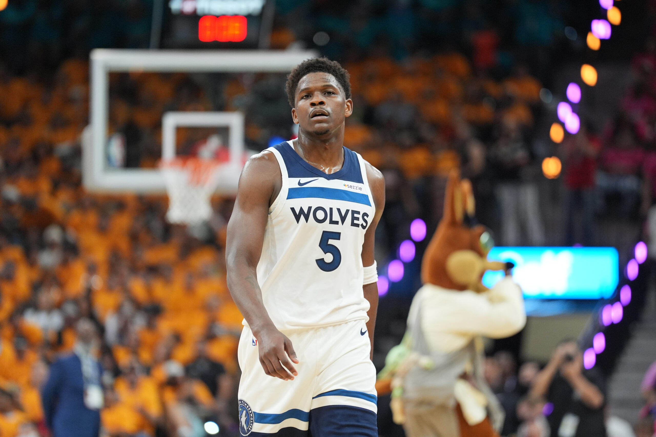 Anthony Edwards Timberwolves Spurs Playoff NBA