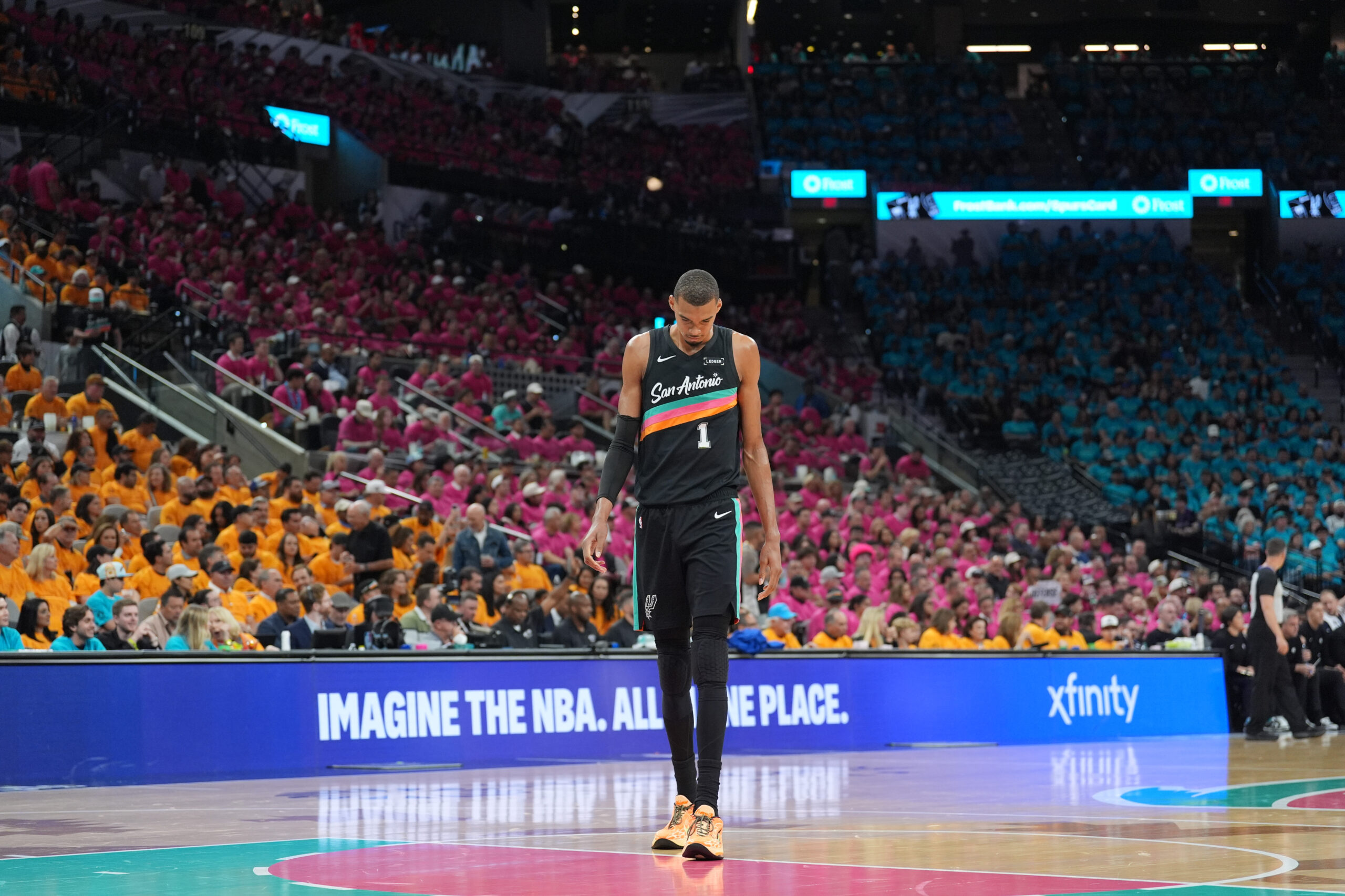Victor Wembanyma 12 blocks NBA Playoff