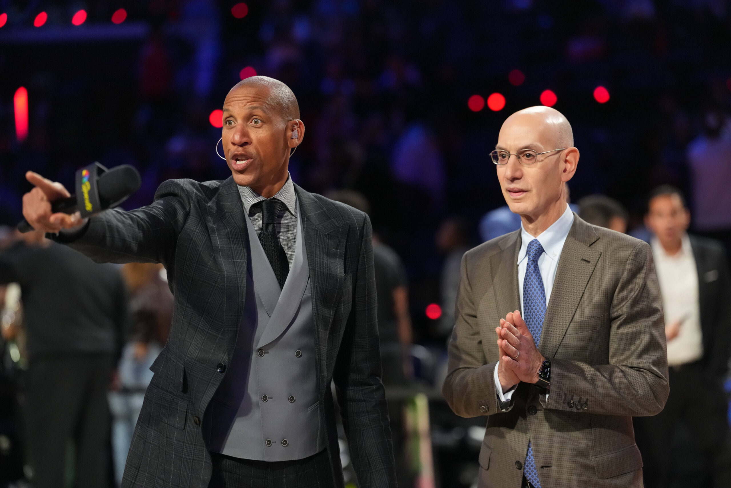 Adam Silver Reggie Miller