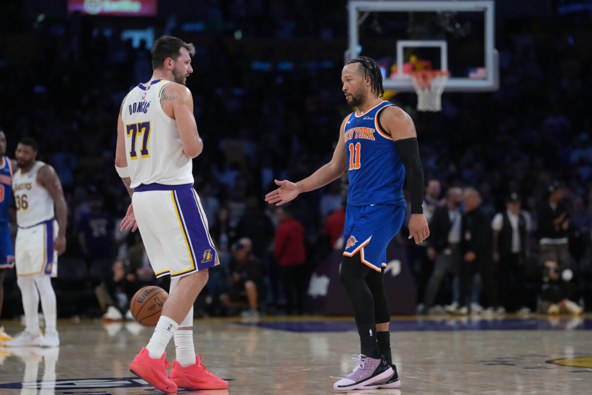 Luka Doncic e Jalen Brunson