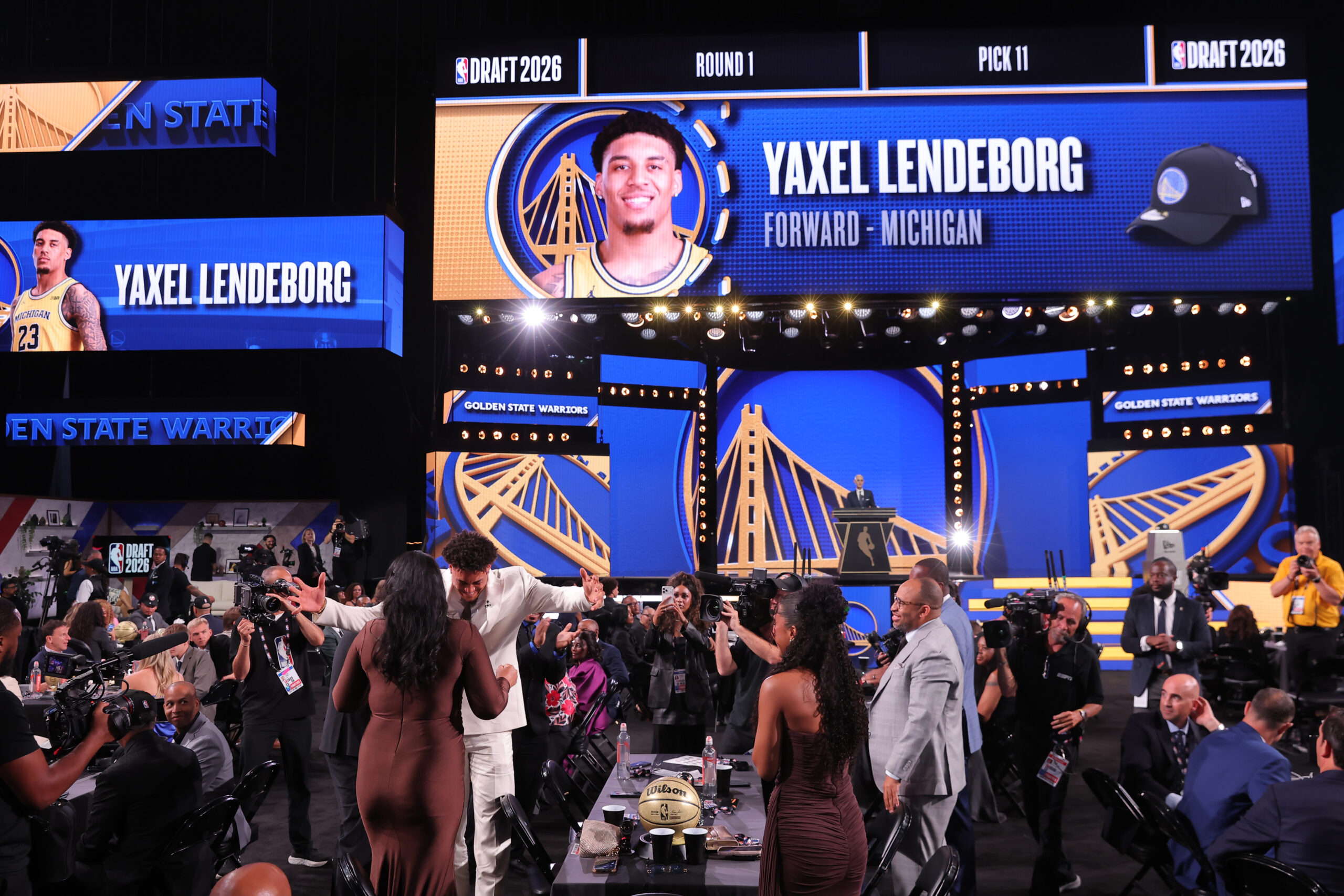 Yaxel Lendeborg NBA Draft 2026 Golden State Warriors