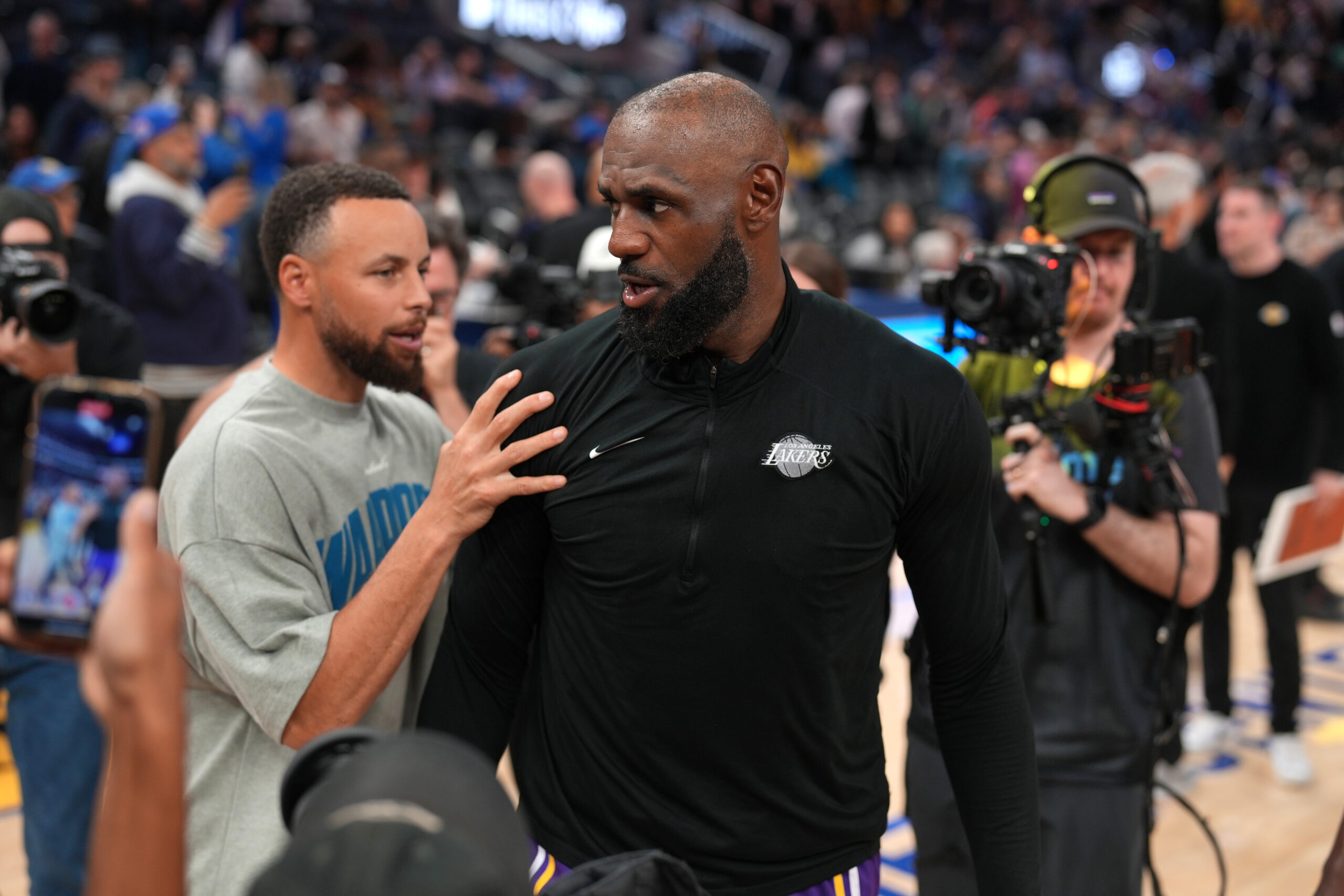 Stephen Curry LeBron James Golden State Warriors