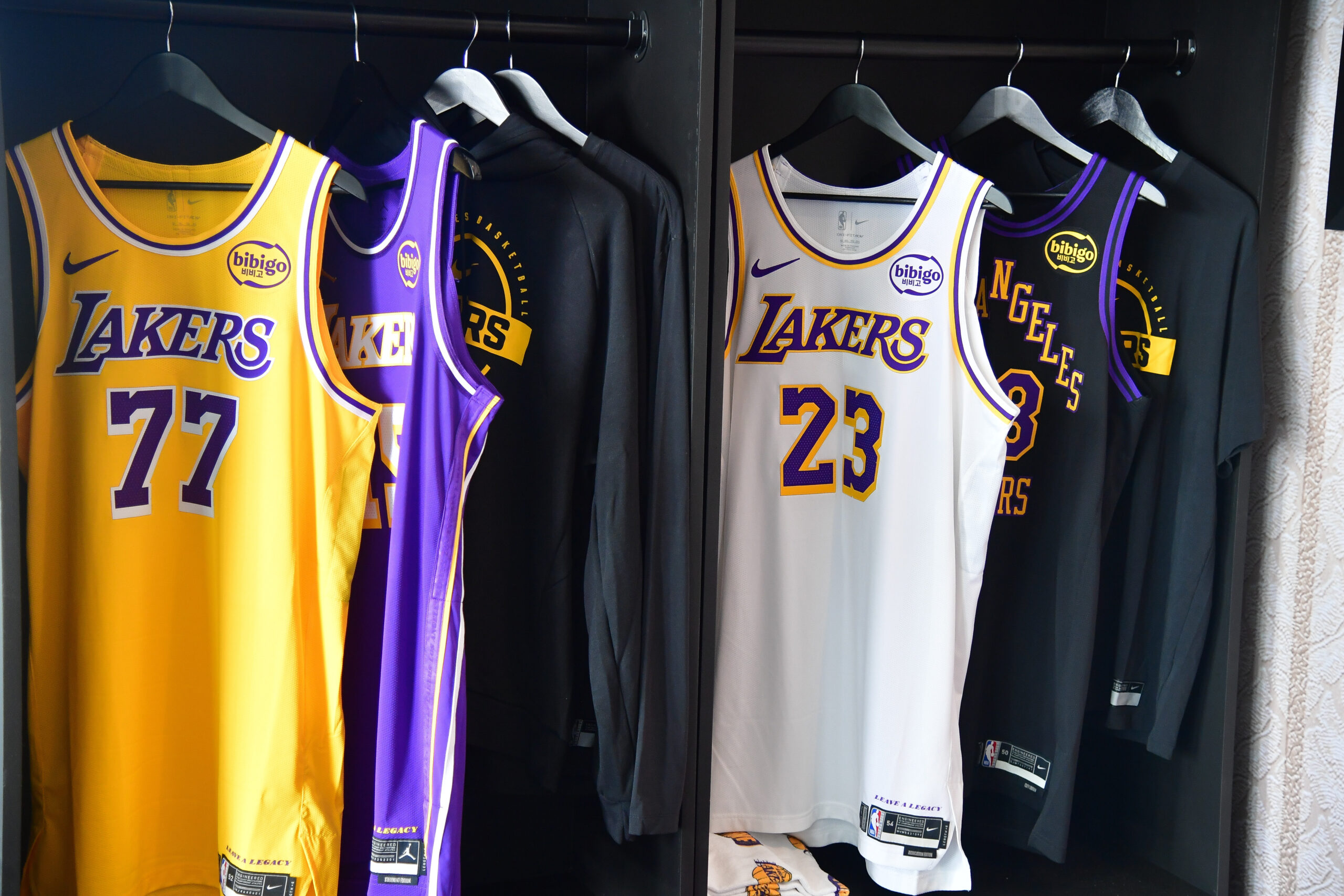 LeBron James Luka Doncic Jersey Los Angeles Lakers