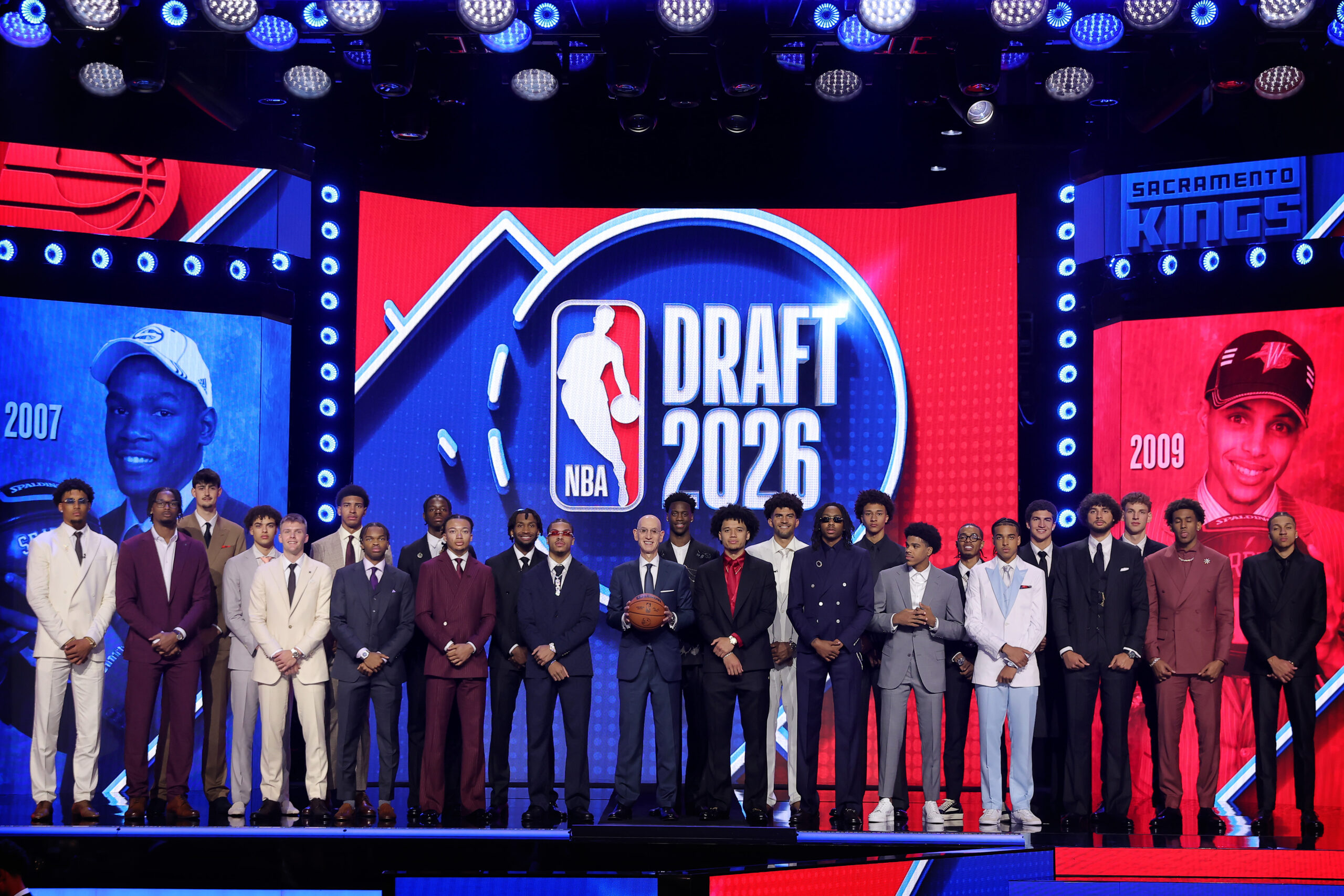 Adam Silver and drafted players