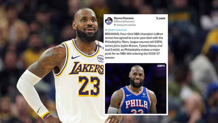 LeBron James 76ers