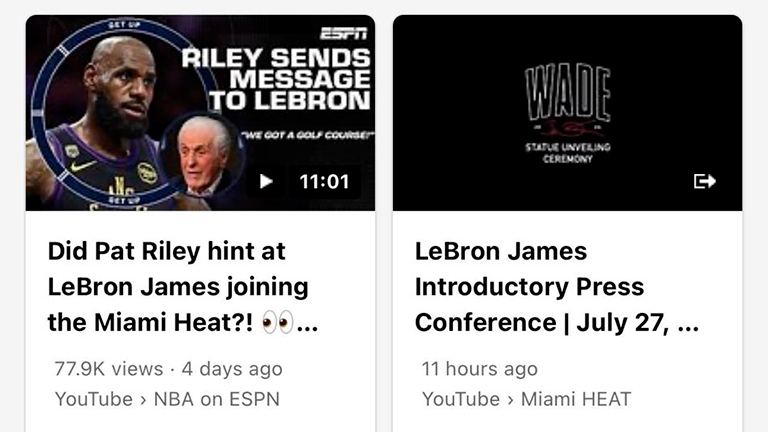 LeBron James Miami Heat Press Conference
