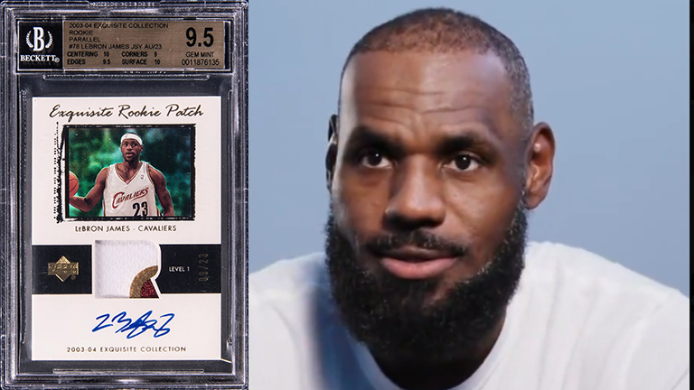 LeBron James Rookie Card Topps
