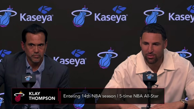 Klay Thomposon Miami Heat
