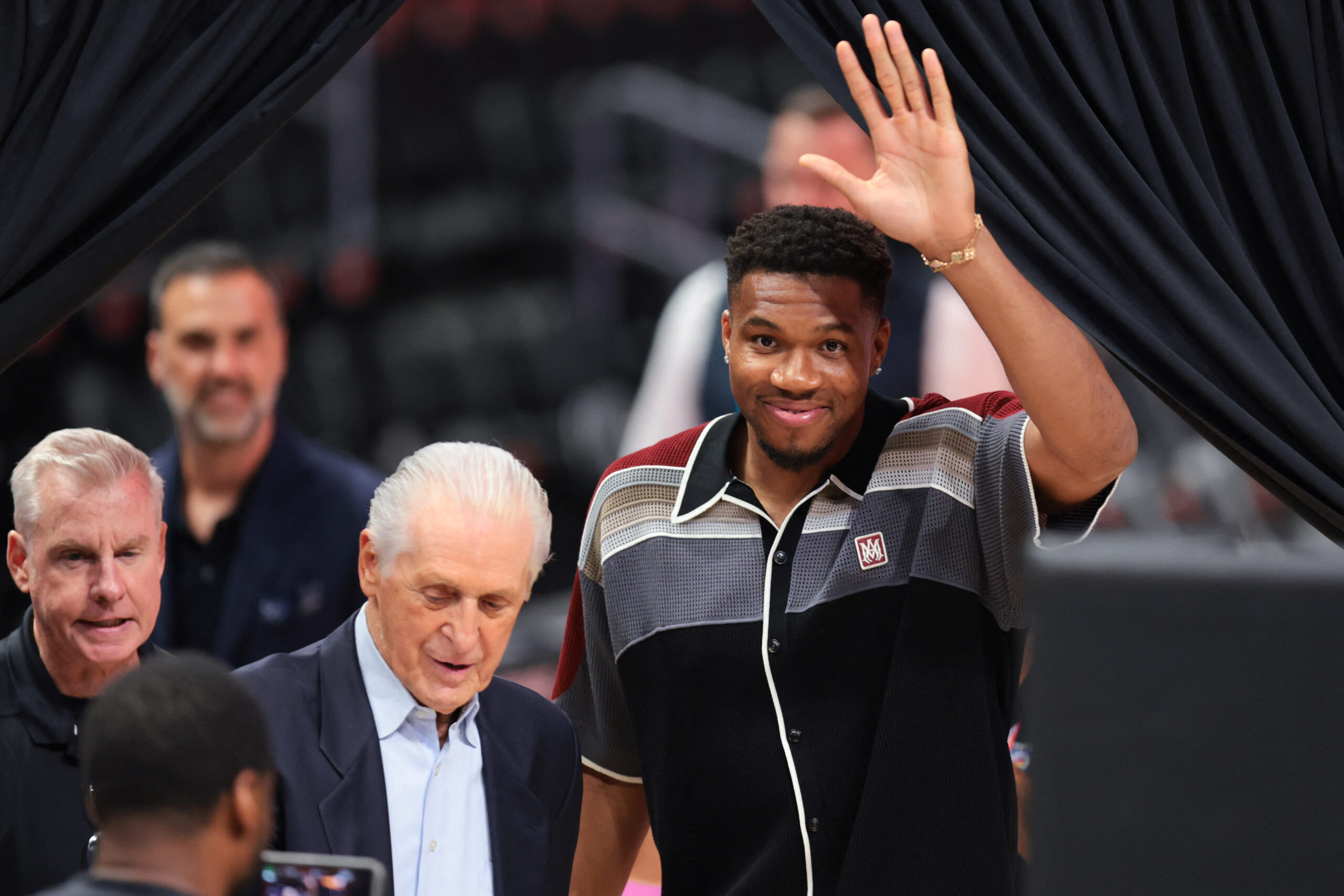 Giannis Antetokounmpo Media Day Miami Heat