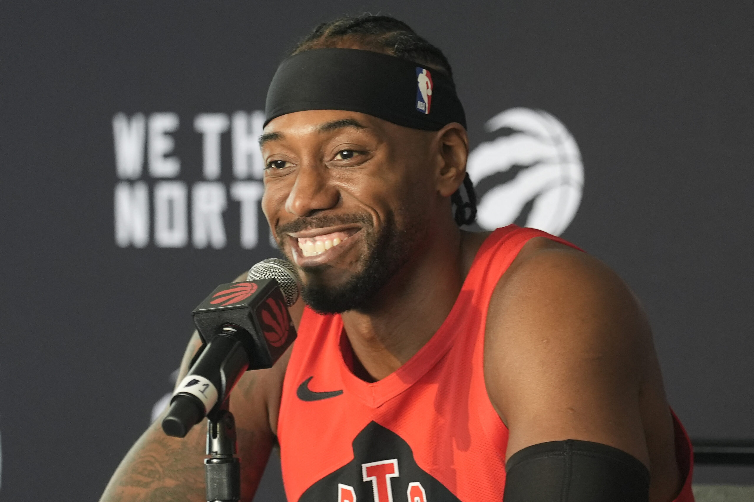 Kawhi Leonard Media Day Raptors NBA