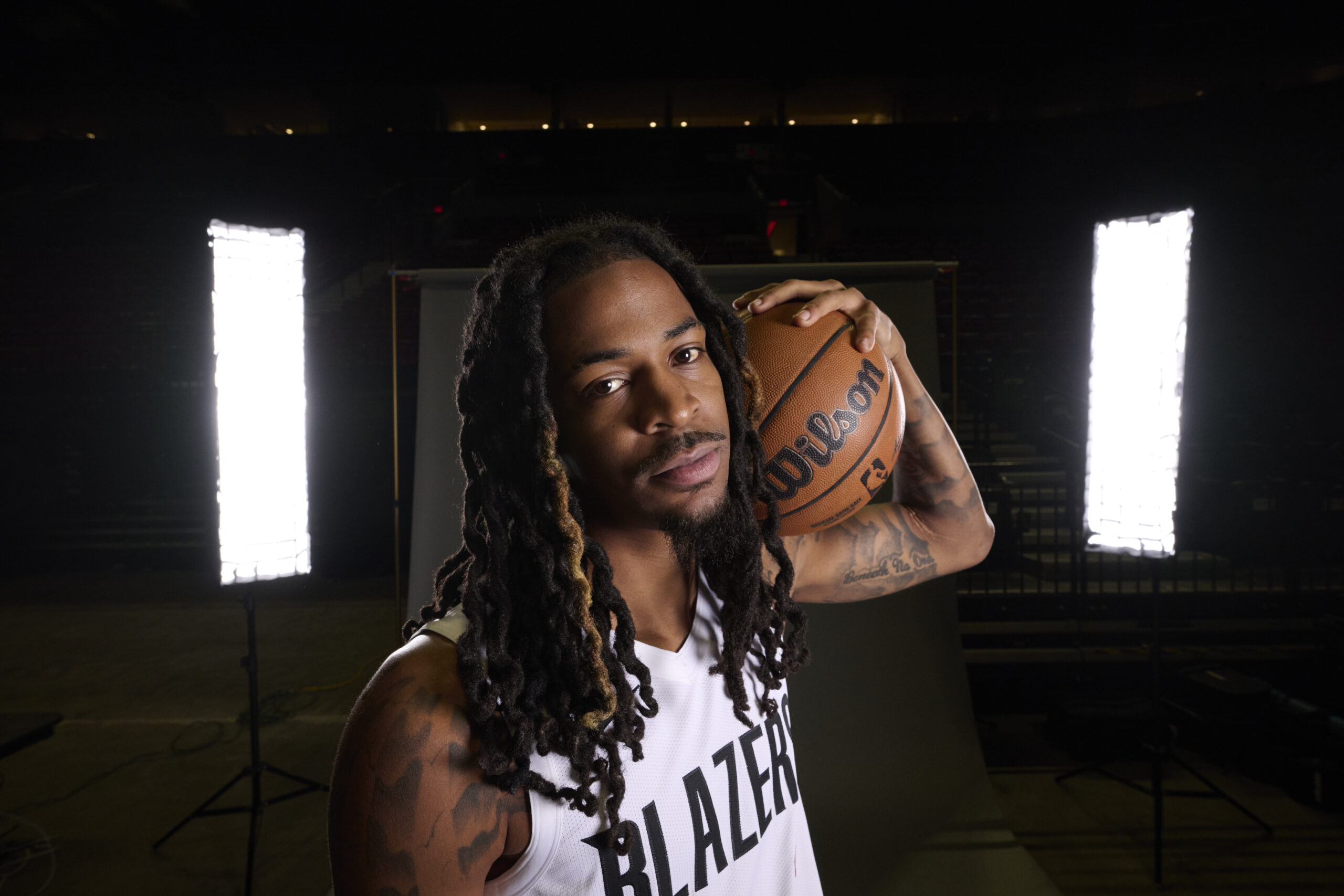 Ja Morant Portland Trail Blazers Media Day