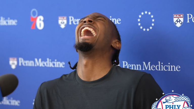 Tyrese Maxey LeBron James helicopter