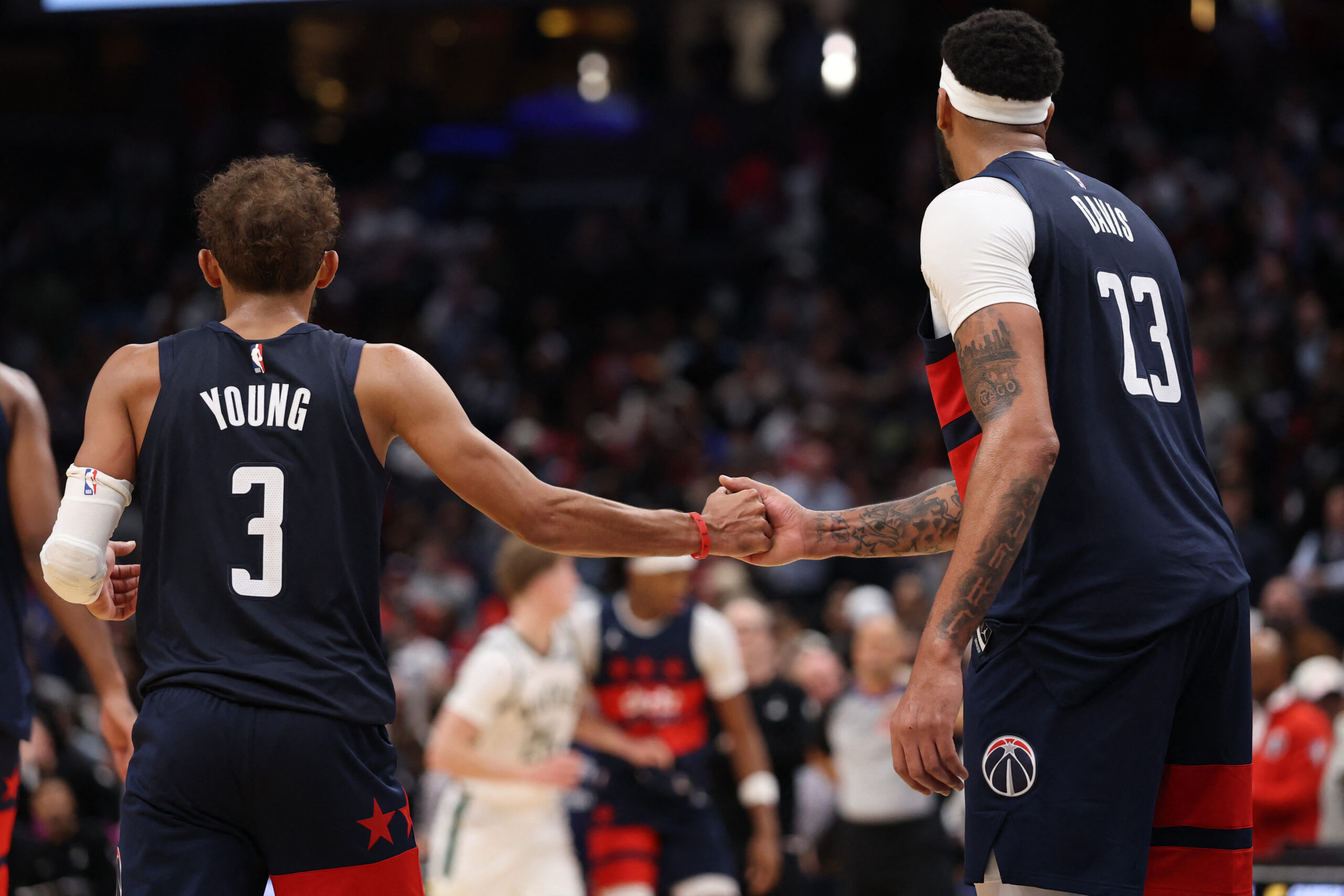 Trae Young Anthony Davis Washington Wizards