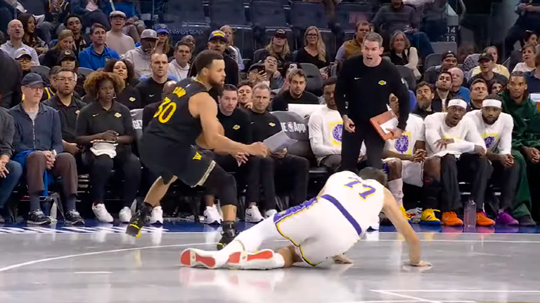Stephen Curry Luka Doncic Warriors Lakers